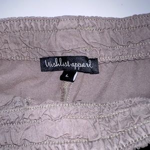 wishlist apparel drawstring shorts